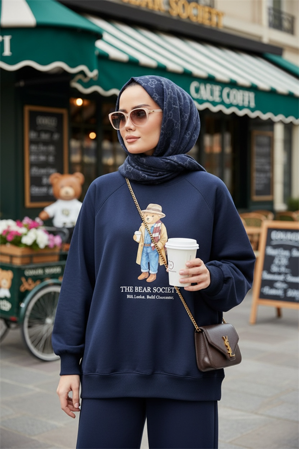 The Bear Sea Comfort Set İkili Takım Lacivert