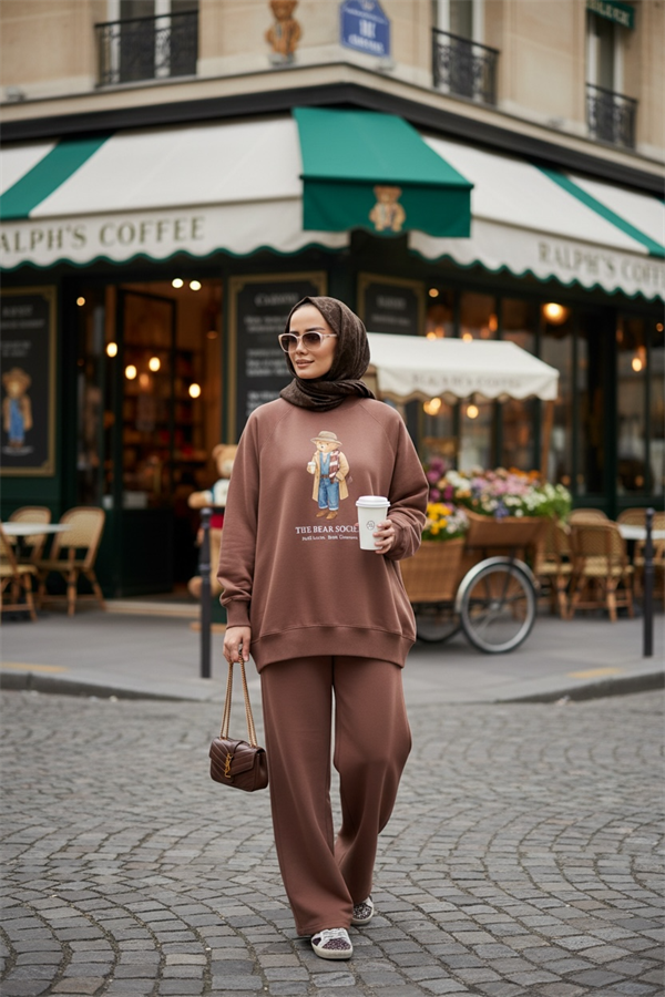 The Bear Sea Comfort Set İkili Takım Kahve