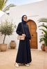 Mihra  Modal Kumaş Oversize Etekli Takım – Lacivert