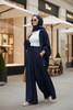Eleganza Palazzo Fermuarlı İkili Takım – Mevsimlik -36-50 Beden Lacivert