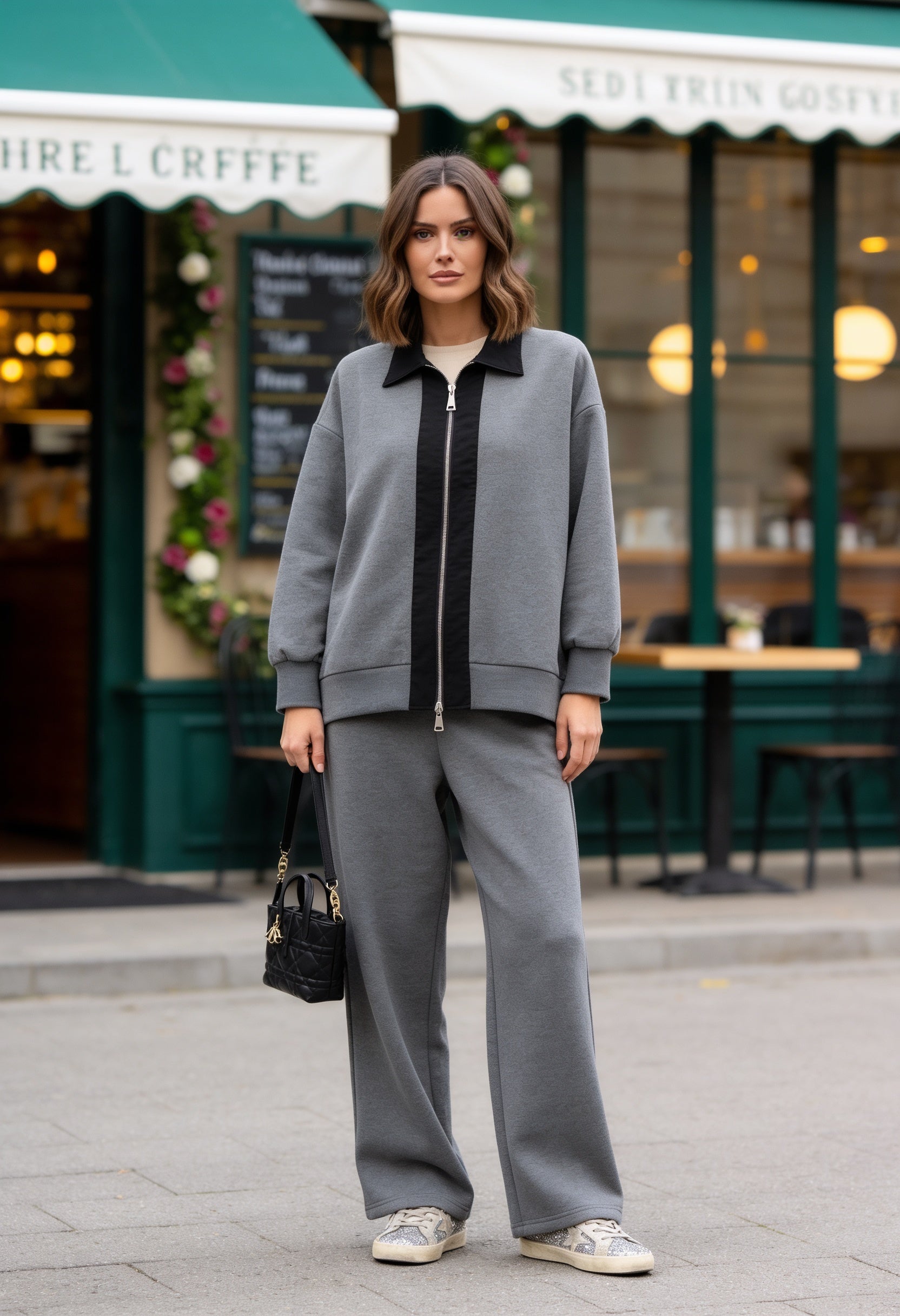 Nordic Thessaloniki - Stamped Detail Oversized Set | Grey