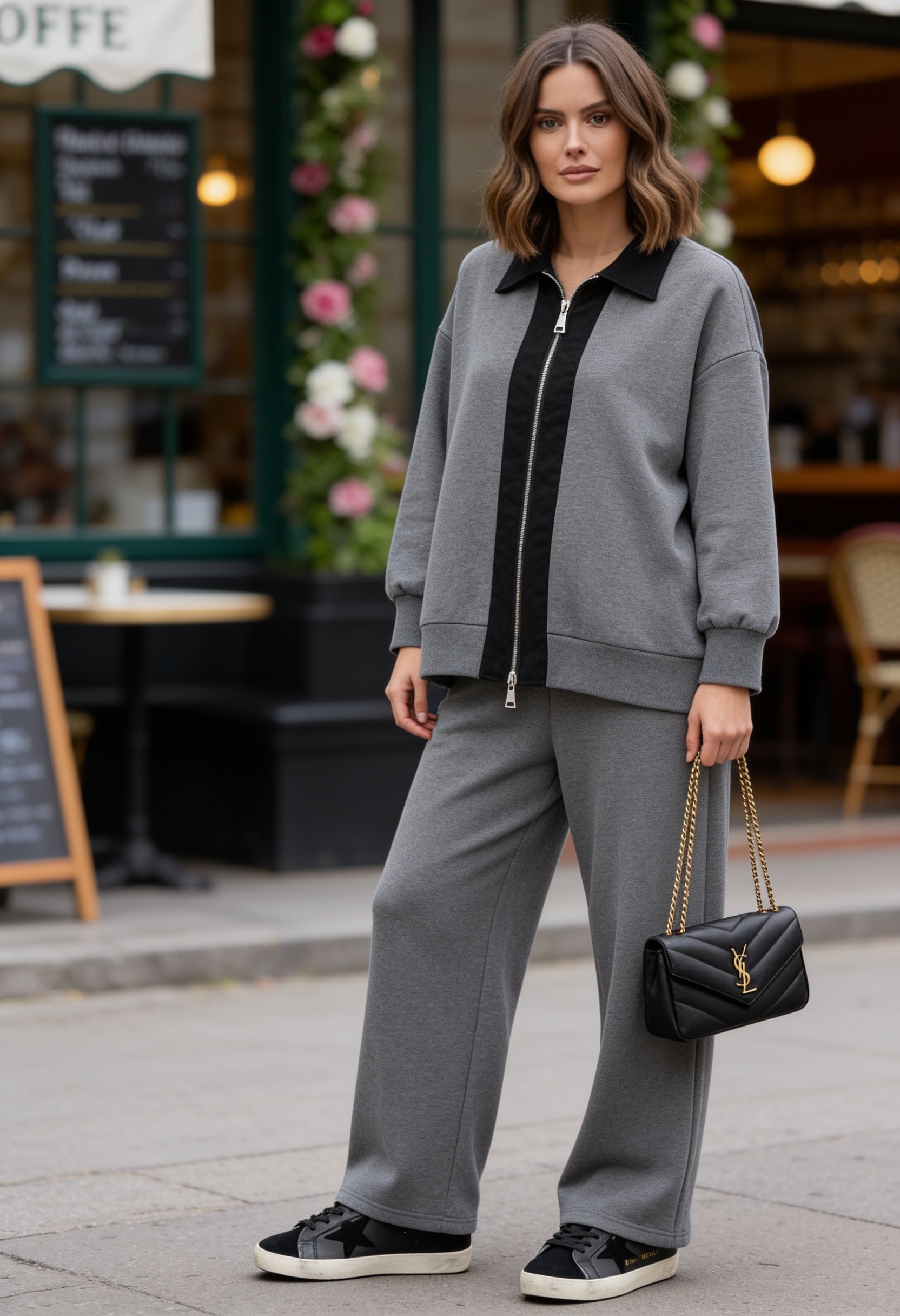 Nordic Thessaloniki - Stamped Detail Oversized Set | Grey