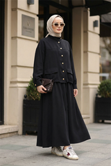 Aurelia Gold Tensel Set- Etekli Takım – Siyah