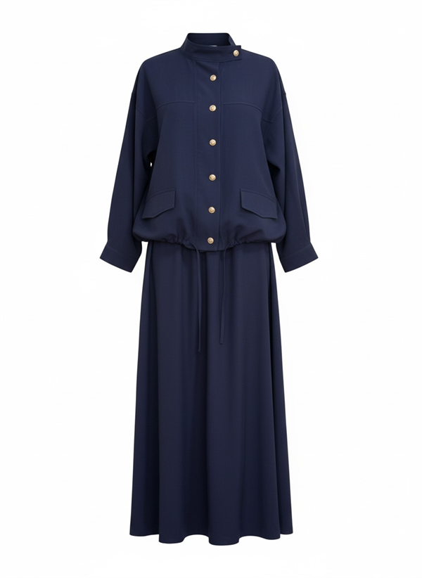 Aurelia Gold Tensel Set- Etekli Takım – Lacivert