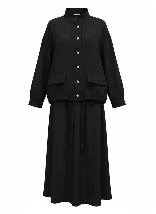 Aurelia Gold Tensel Set- Etekli Takım – Siyah
