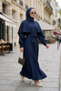 Aurelia Pelerin Detaylı Tencel Elbise – Lacivert