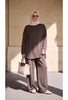 Pike Modal Oversize Pantolonlu Takım - Vizon