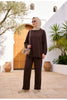 Aluna Modal Pantolonlu Takım | Premium Oversize Rahat Kalıp-Acıkahve