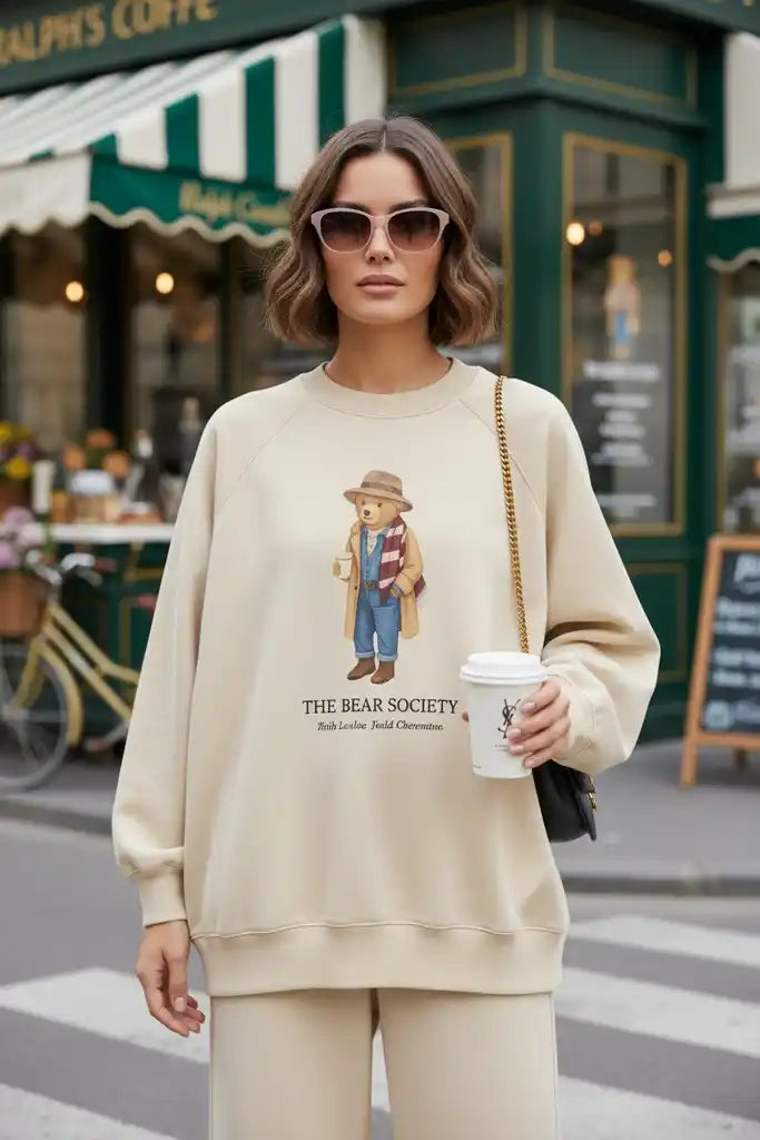 The Bear Sea Comfort Set Takım Krem Vanilya Krem
